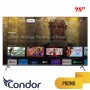 TV CONDOR Série G7 DLED – 75″ – Google TV – 4K UHD