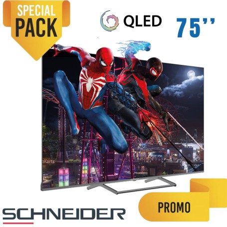 TV SCHNEIDER 75" QLED