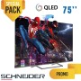 TV SCHNEIDER 75" QLED