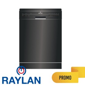 LAVE-VAISSELLE 12 COUVERTS GRIS/NOIR RAYLAN